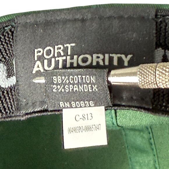 Kenworth Green Logo Baseball Cap Port Authority Flexfit L/XL Cotton Blend - Picture 5 of 7